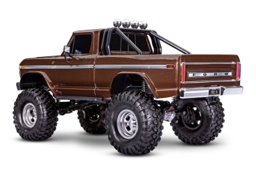 TRX-4 FORD-F150 HIGH-TRAIL 1/10 CRAWLER RTR BLAU BRUSHED braun